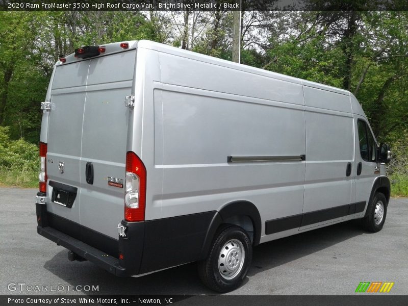 Bright Silver Metallic / Black 2020 Ram ProMaster 3500 High Roof Cargo Van