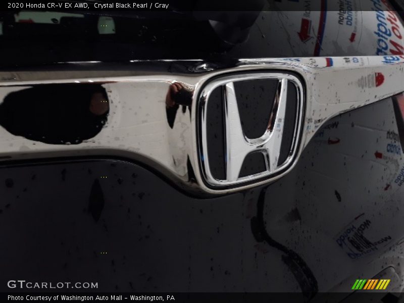 Crystal Black Pearl / Gray 2020 Honda CR-V EX AWD