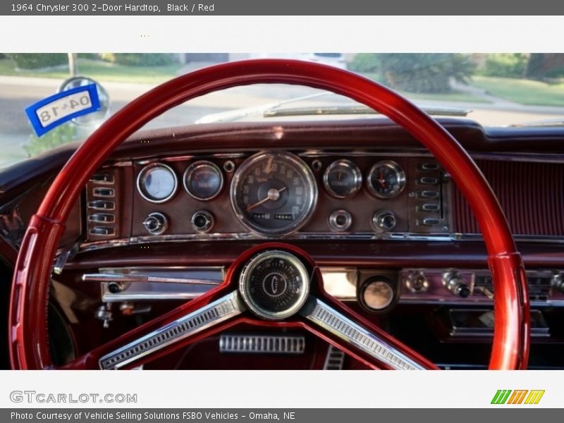 Black / Red 1964 Chrysler 300 2-Door Hardtop