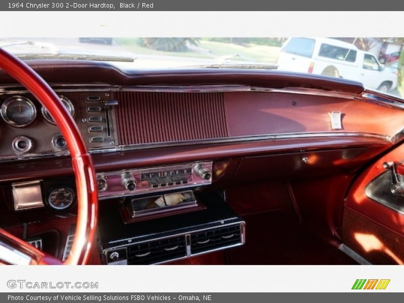Black / Red 1964 Chrysler 300 2-Door Hardtop