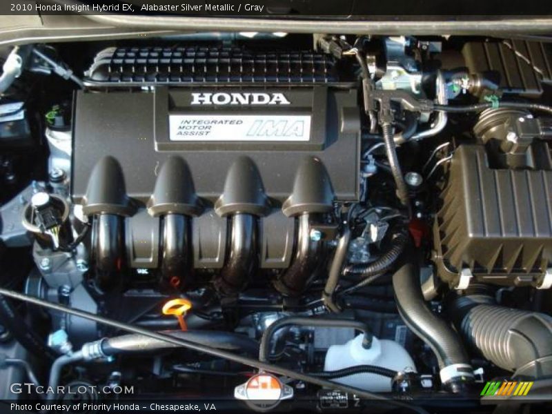 Alabaster Silver Metallic / Gray 2010 Honda Insight Hybrid EX