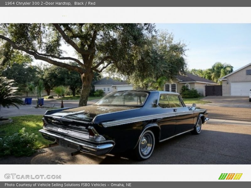 Black / Red 1964 Chrysler 300 2-Door Hardtop
