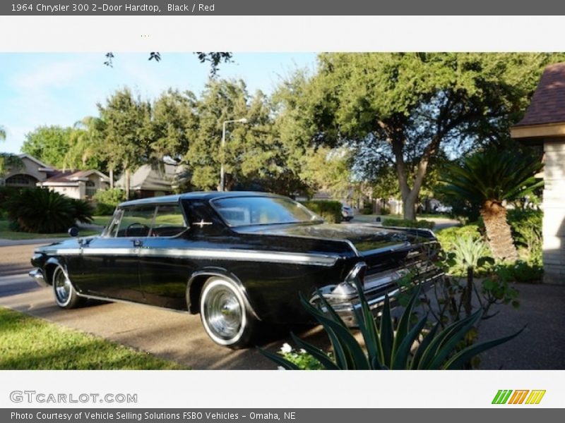 Black / Red 1964 Chrysler 300 2-Door Hardtop