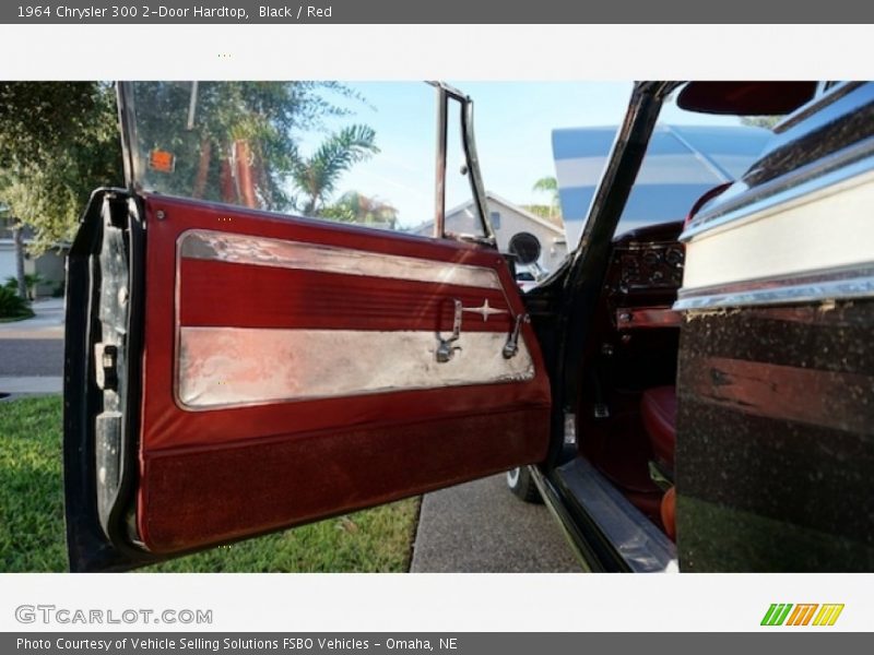 Black / Red 1964 Chrysler 300 2-Door Hardtop
