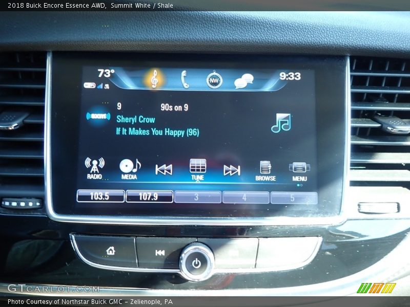 Summit White / Shale 2018 Buick Encore Essence AWD