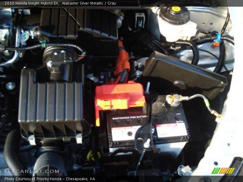 Alabaster Silver Metallic / Gray 2010 Honda Insight Hybrid EX