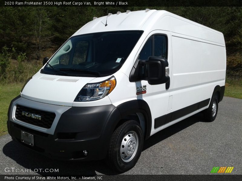 Bright White / Black 2020 Ram ProMaster 3500 High Roof Cargo Van