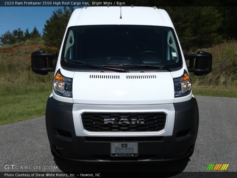 Bright White / Black 2020 Ram ProMaster 3500 High Roof Cargo Van