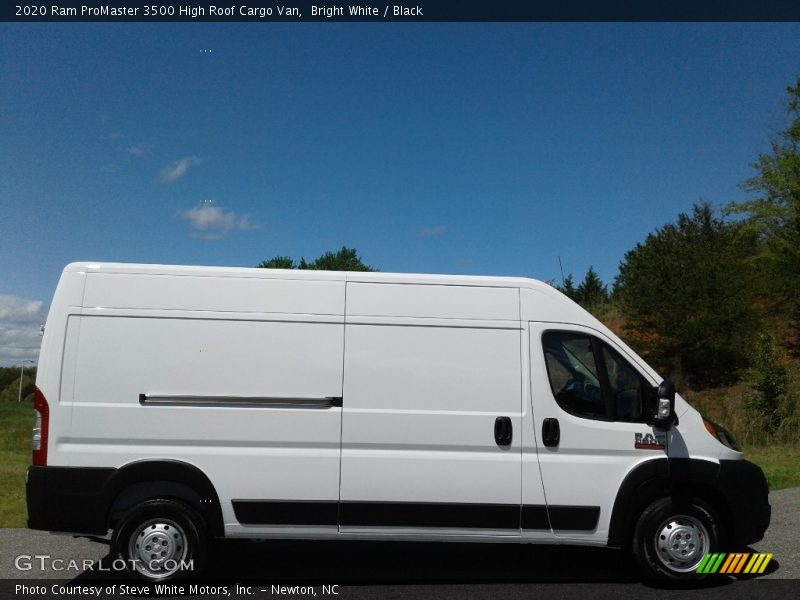Bright White / Black 2020 Ram ProMaster 3500 High Roof Cargo Van