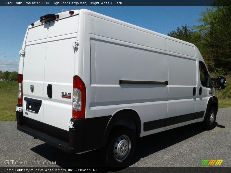 Bright White / Black 2020 Ram ProMaster 3500 High Roof Cargo Van