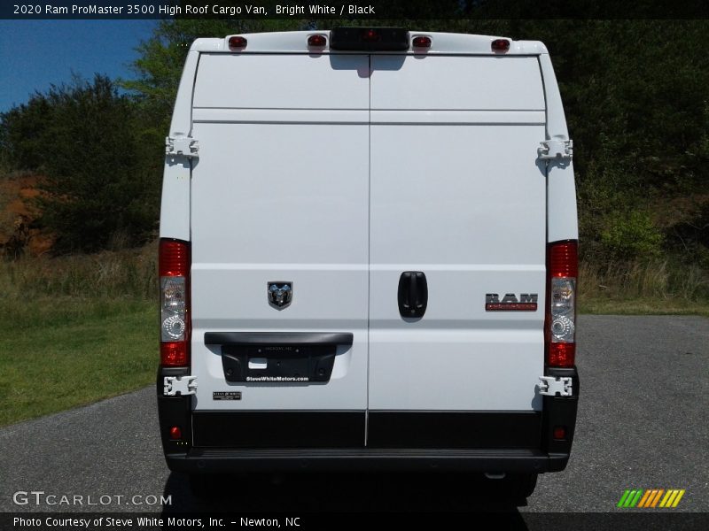 Bright White / Black 2020 Ram ProMaster 3500 High Roof Cargo Van