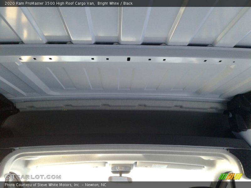 Bright White / Black 2020 Ram ProMaster 3500 High Roof Cargo Van