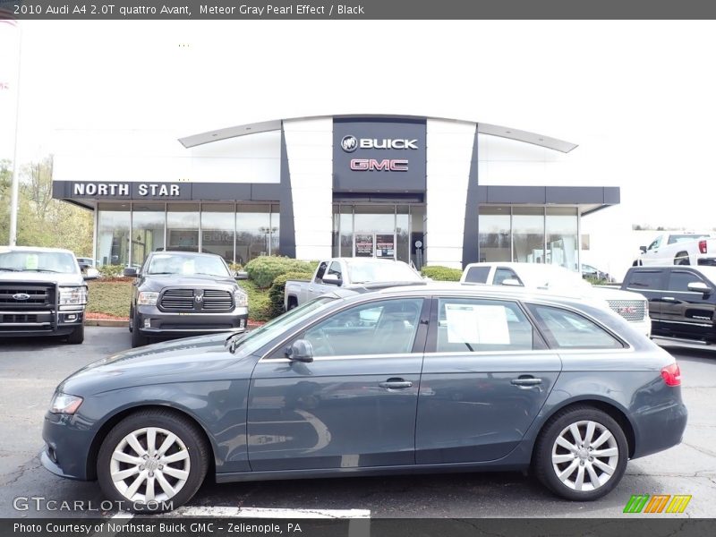 Meteor Gray Pearl Effect / Black 2010 Audi A4 2.0T quattro Avant