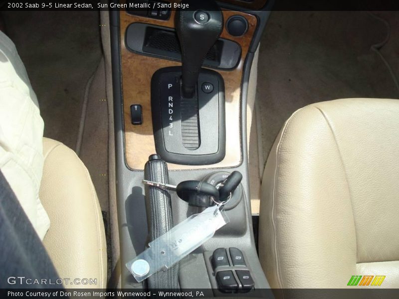Sun Green Metallic / Sand Beige 2002 Saab 9-5 Linear Sedan