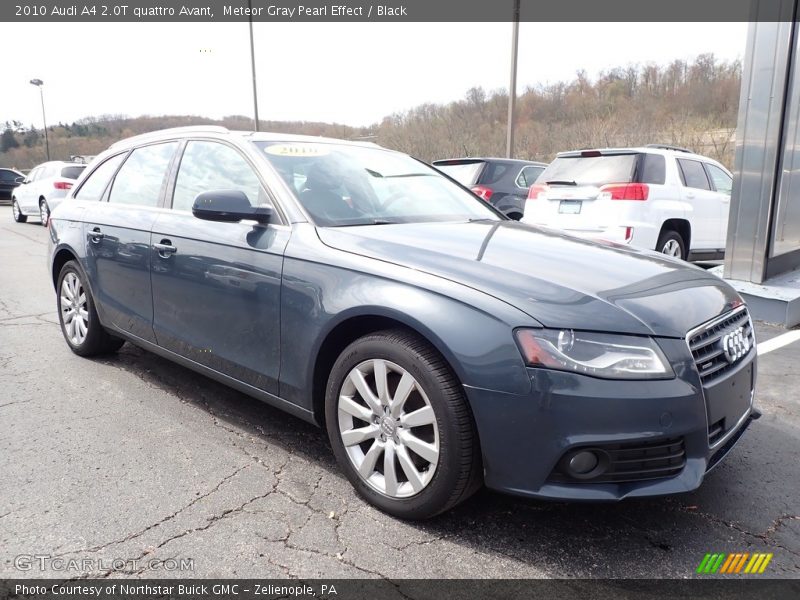 Meteor Gray Pearl Effect / Black 2010 Audi A4 2.0T quattro Avant