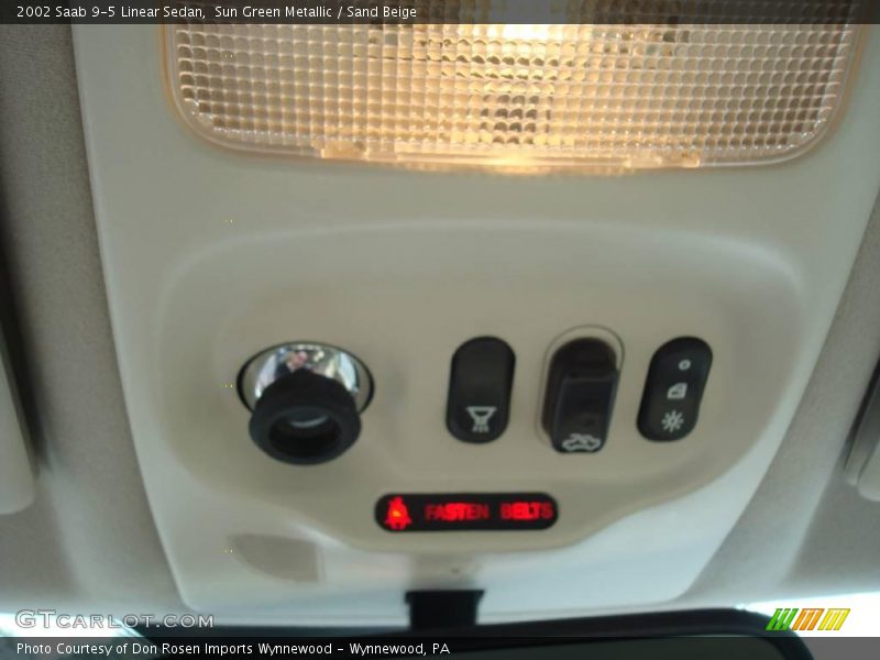 Sun Green Metallic / Sand Beige 2002 Saab 9-5 Linear Sedan