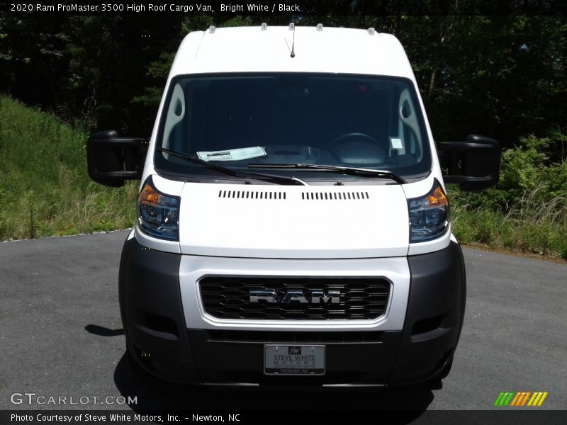 Bright White / Black 2020 Ram ProMaster 3500 High Roof Cargo Van