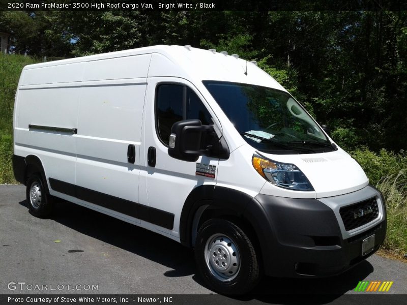 Front 3/4 View of 2020 ProMaster 3500 High Roof Cargo Van