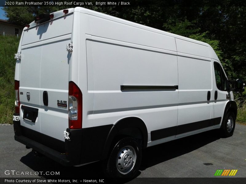 Bright White / Black 2020 Ram ProMaster 3500 High Roof Cargo Van