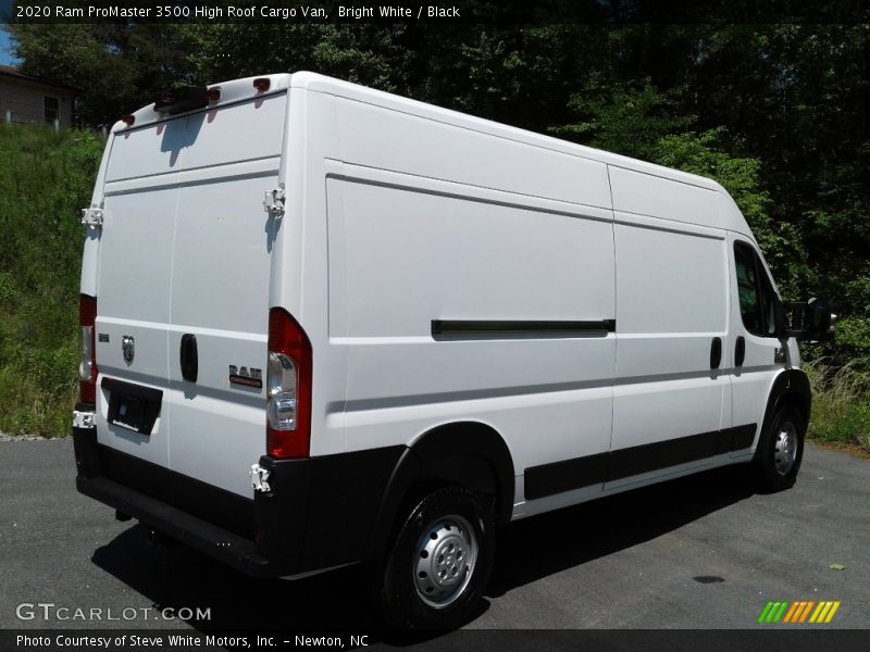 Bright White / Black 2020 Ram ProMaster 3500 High Roof Cargo Van
