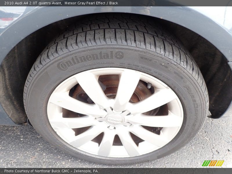 Meteor Gray Pearl Effect / Black 2010 Audi A4 2.0T quattro Avant