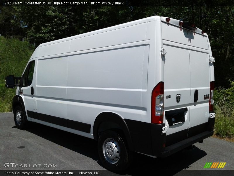 Bright White / Black 2020 Ram ProMaster 3500 High Roof Cargo Van