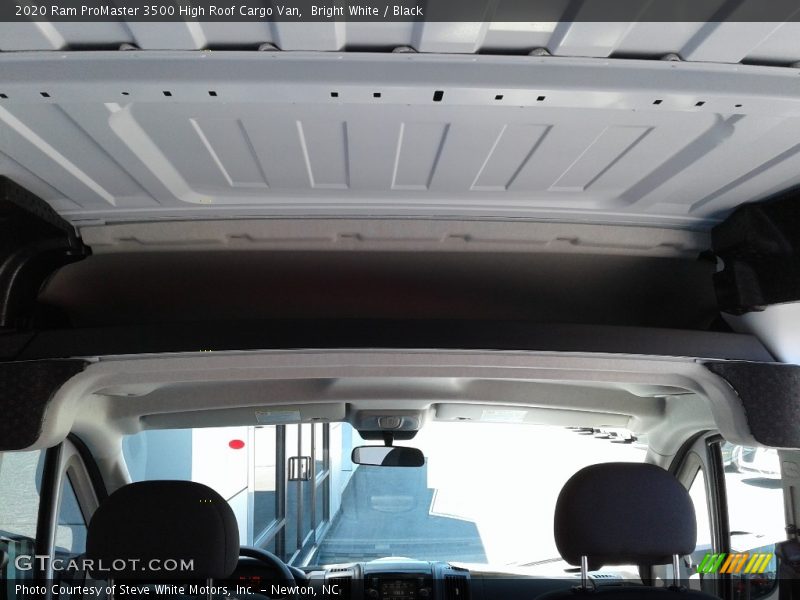 Bright White / Black 2020 Ram ProMaster 3500 High Roof Cargo Van