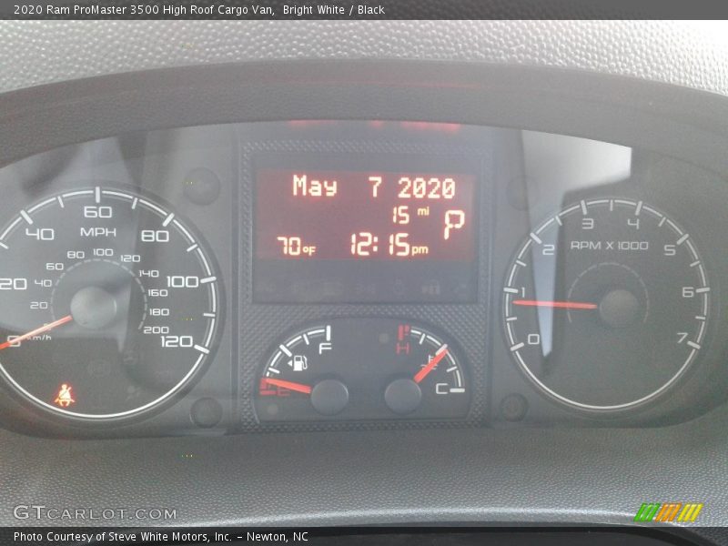  2020 ProMaster 3500 High Roof Cargo Van 3500 High Roof Cargo Van Gauges