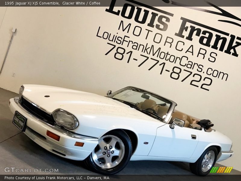 Glacier White / Coffee 1995 Jaguar XJ XJS Convertible