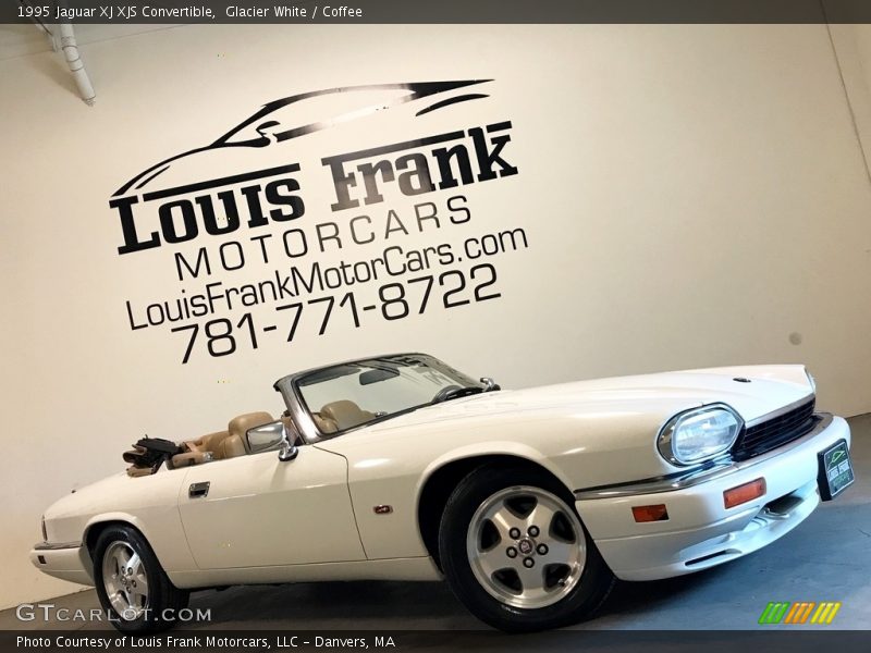 Glacier White / Coffee 1995 Jaguar XJ XJS Convertible