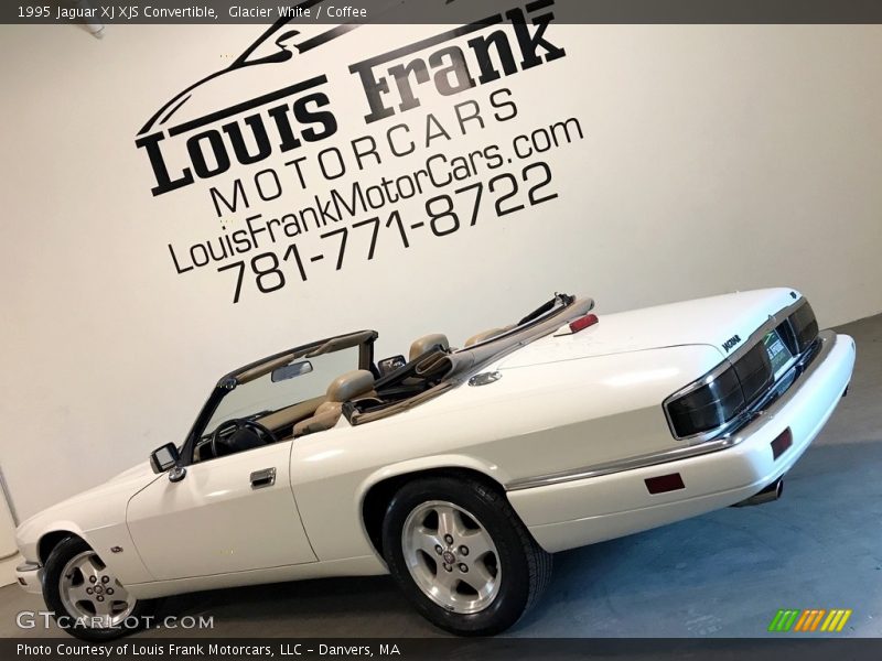 Glacier White / Coffee 1995 Jaguar XJ XJS Convertible
