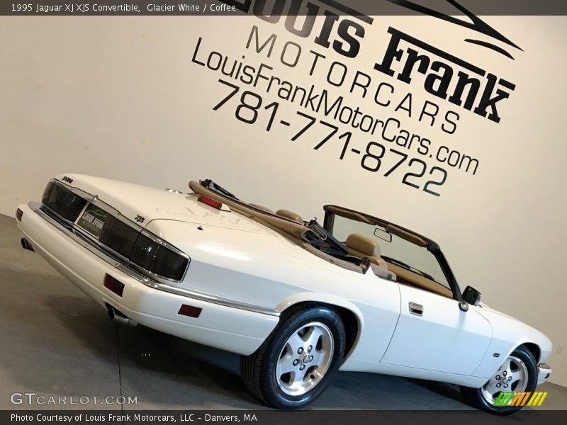 Glacier White / Coffee 1995 Jaguar XJ XJS Convertible