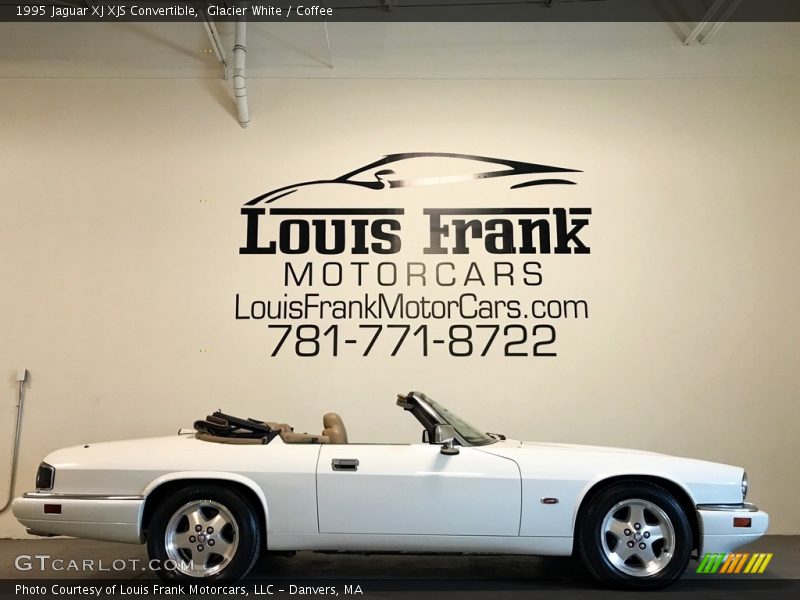 Glacier White / Coffee 1995 Jaguar XJ XJS Convertible
