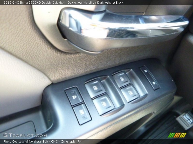 Quicksilver Metallic / Dark Ash/Jet Black 2016 GMC Sierra 2500HD Double Cab 4x4