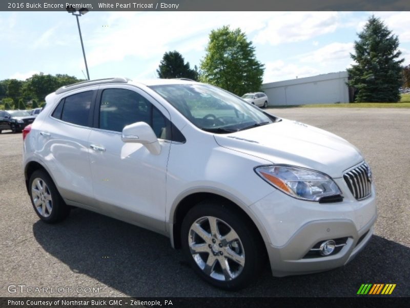 White Pearl Tricoat / Ebony 2016 Buick Encore Premium