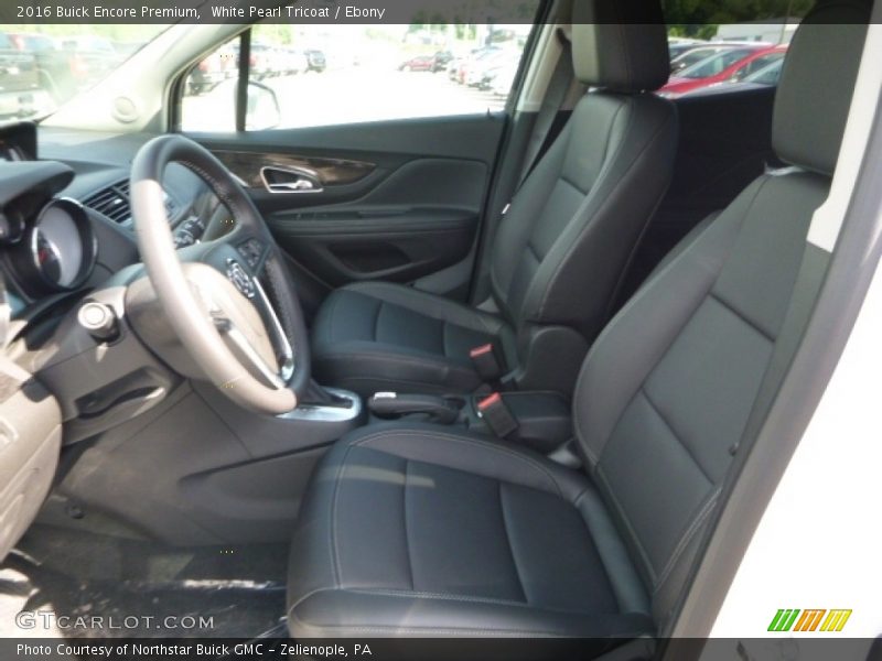 White Pearl Tricoat / Ebony 2016 Buick Encore Premium