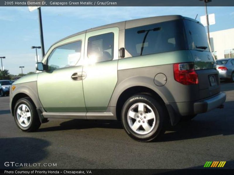 Galapagos Green Metallic / Gray/Green 2005 Honda Element EX