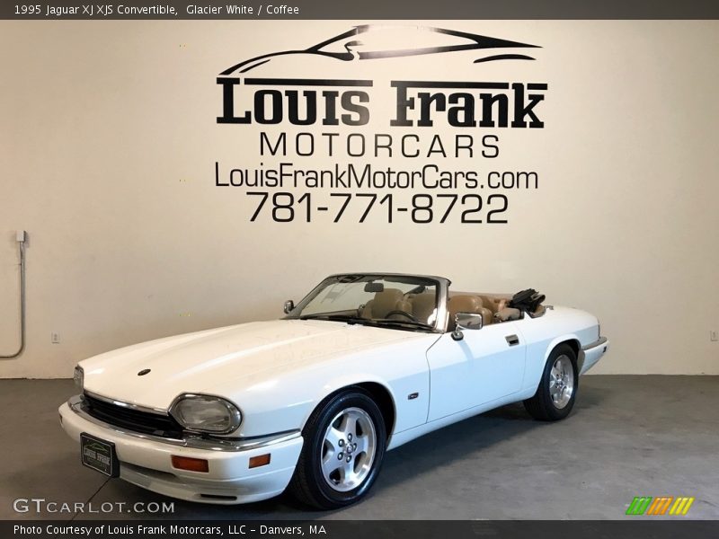 Glacier White / Coffee 1995 Jaguar XJ XJS Convertible