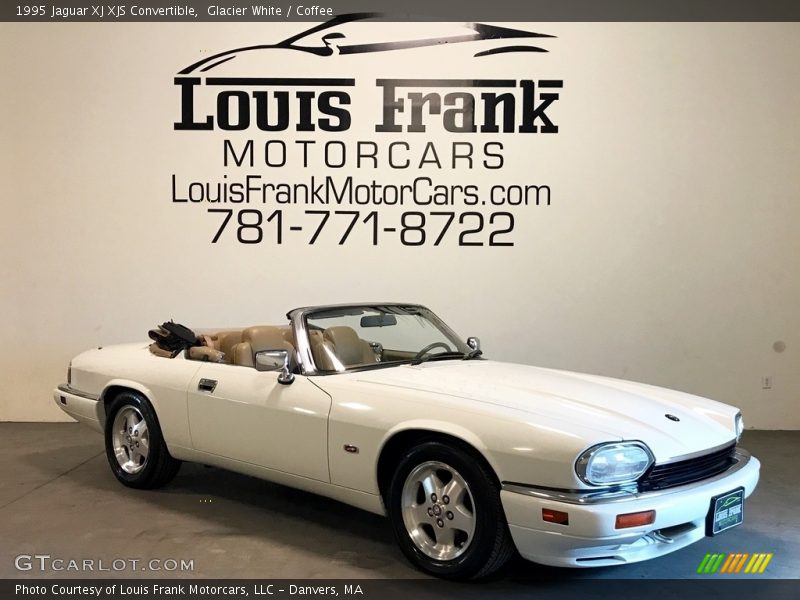 Glacier White / Coffee 1995 Jaguar XJ XJS Convertible