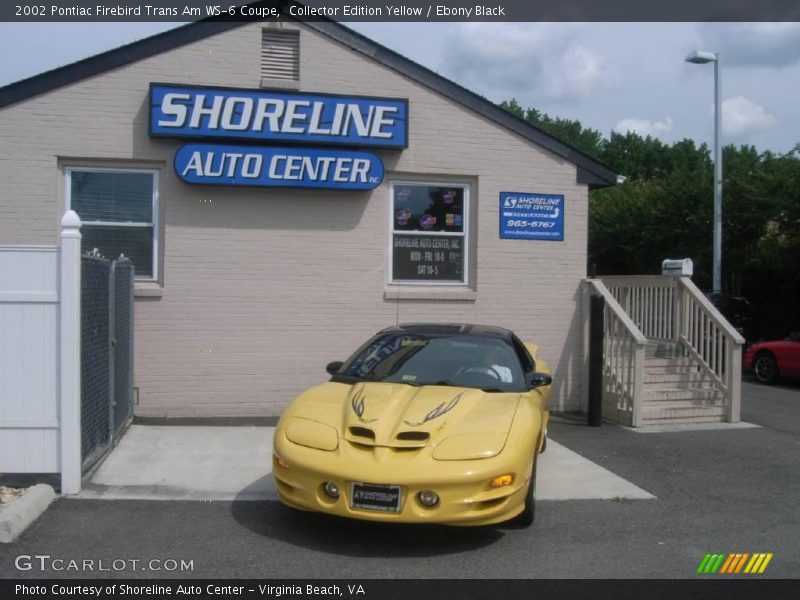 Collector Edition Yellow / Ebony Black 2002 Pontiac Firebird Trans Am WS-6 Coupe