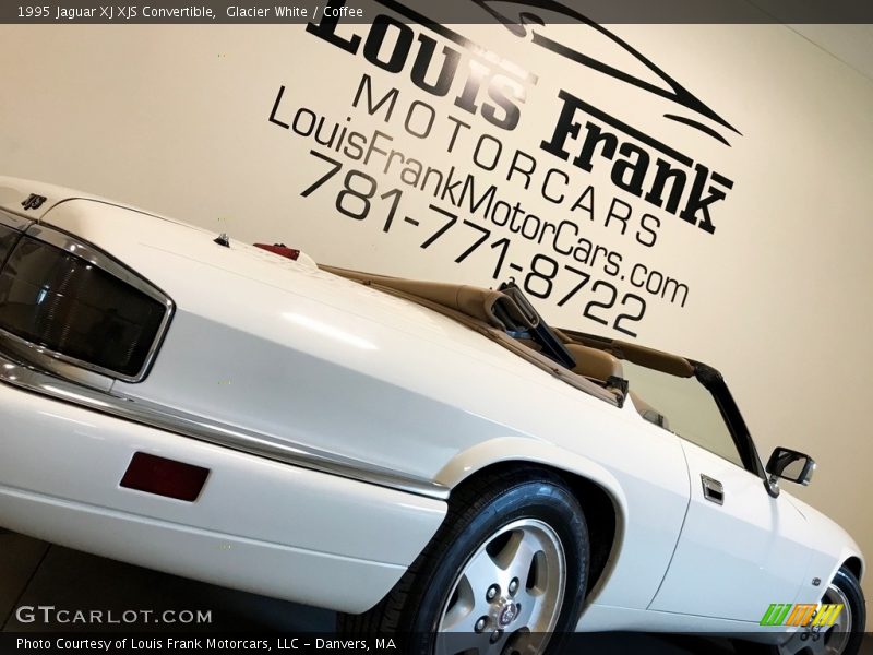 Glacier White / Coffee 1995 Jaguar XJ XJS Convertible