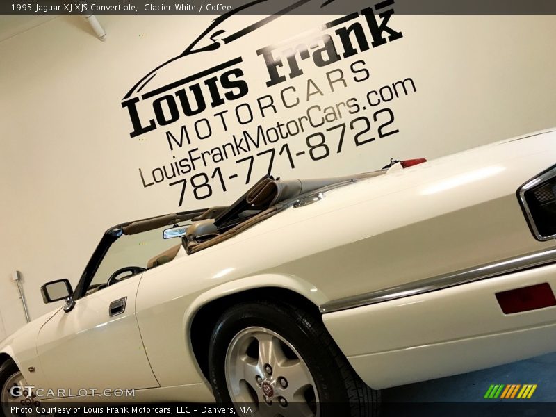 Glacier White / Coffee 1995 Jaguar XJ XJS Convertible