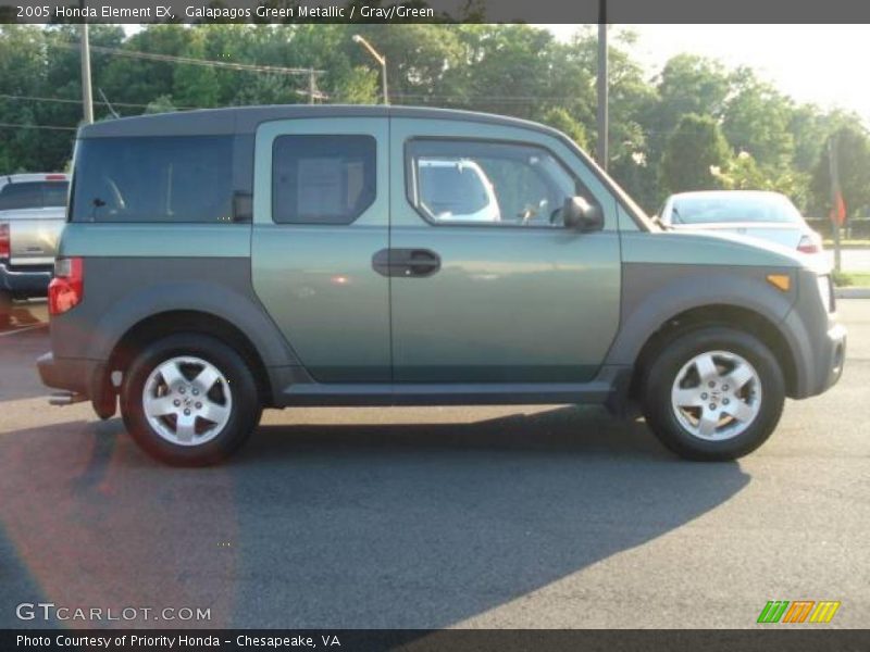 Galapagos Green Metallic / Gray/Green 2005 Honda Element EX