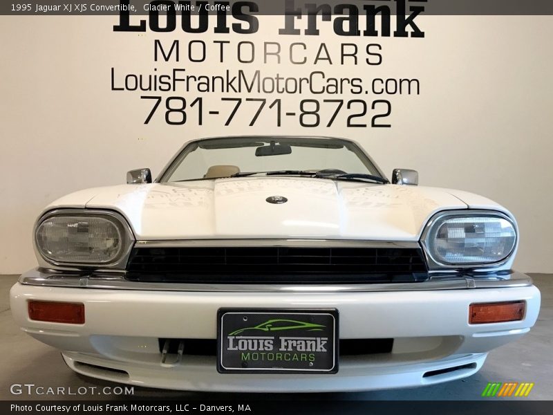 Glacier White / Coffee 1995 Jaguar XJ XJS Convertible