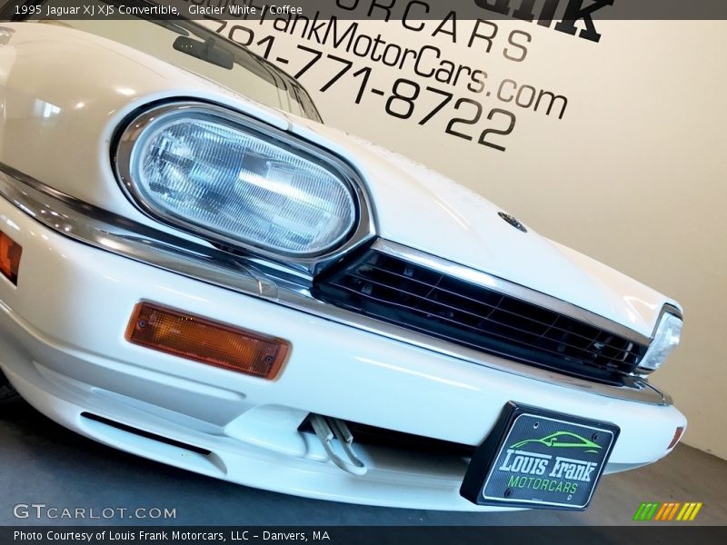 Glacier White / Coffee 1995 Jaguar XJ XJS Convertible