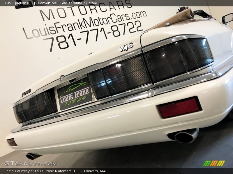 Glacier White / Coffee 1995 Jaguar XJ XJS Convertible