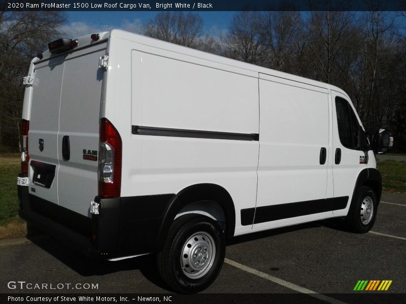 Bright White / Black 2020 Ram ProMaster 1500 Low Roof Cargo Van