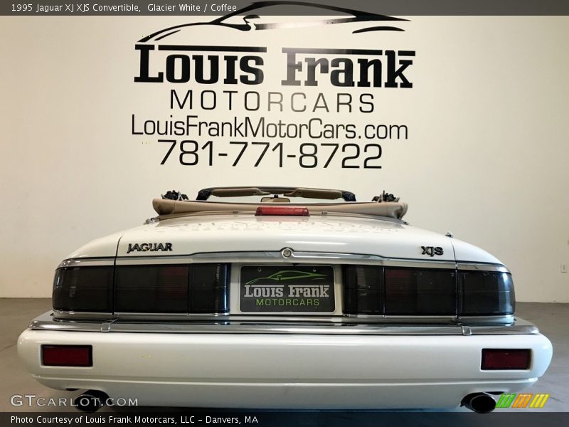 Glacier White / Coffee 1995 Jaguar XJ XJS Convertible