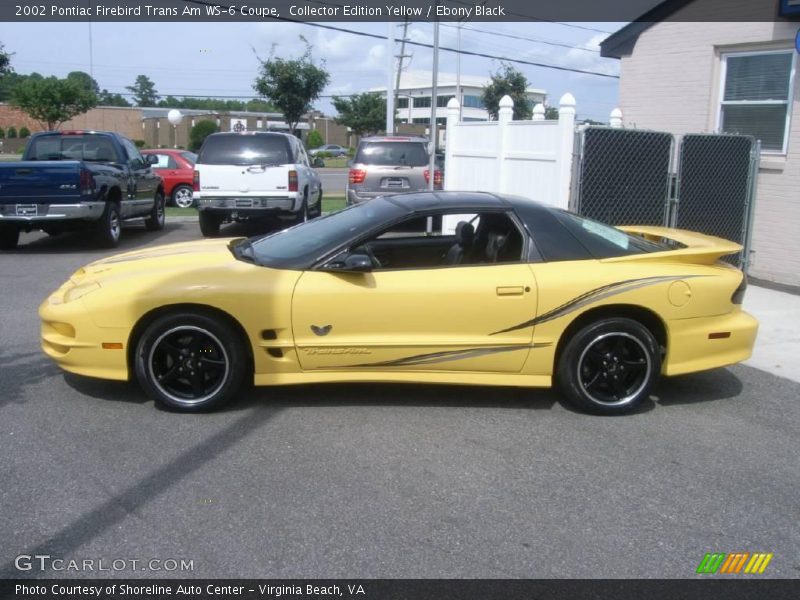 Collector Edition Yellow / Ebony Black 2002 Pontiac Firebird Trans Am WS-6 Coupe