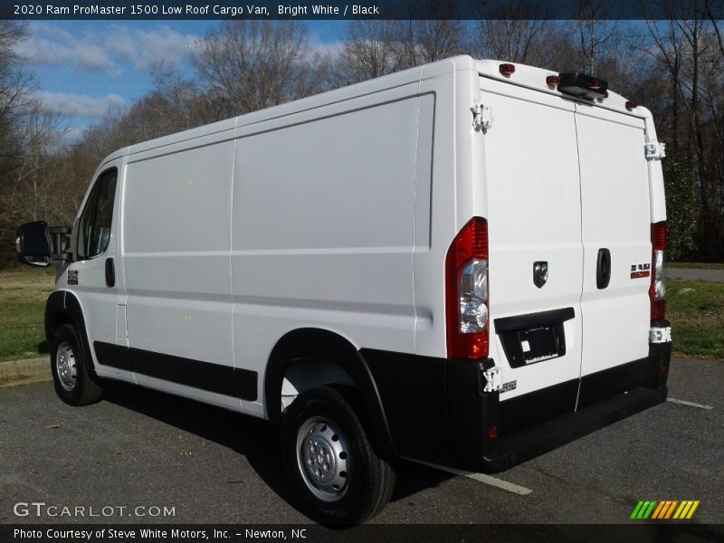 Bright White / Black 2020 Ram ProMaster 1500 Low Roof Cargo Van